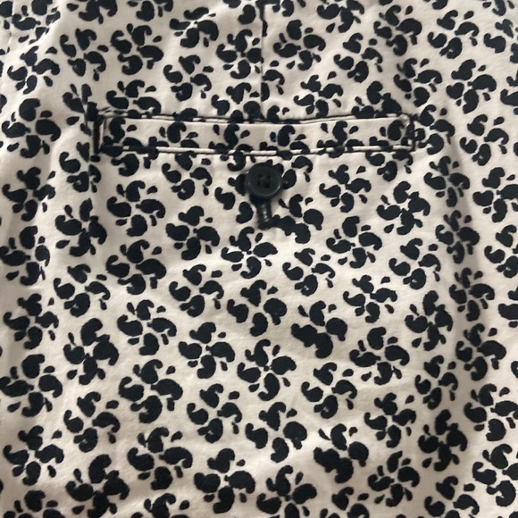 Cream and black women's shorts LOFT Ann Taylor size 6 original shorts EUC - Picture 10 of 16